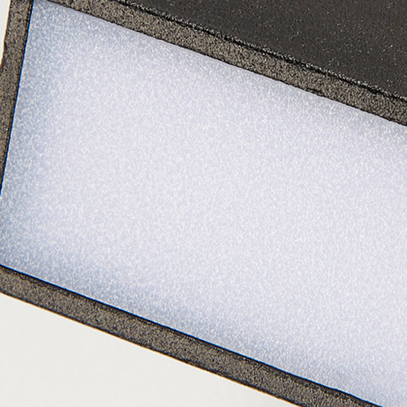 1 Light Rectangle Flush Mount Wall Sconce Modern Metal Wall Light Sconces