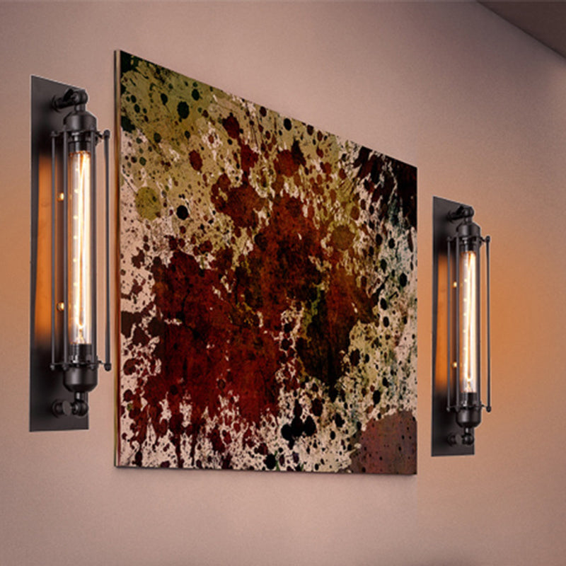 Metal Geometric Wall Mount Light Fixture Industrial 1 Light Wall Lamps