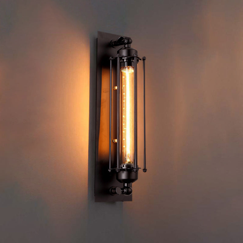 Metal Geometric Wall Mount Light Fixture Industrial 1 Light Wall Lamps