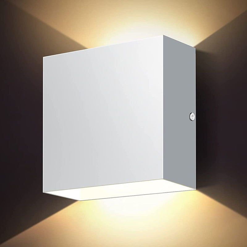 Geometric Wall Light Fixture Modern Metal Wall Sconce for Living Room