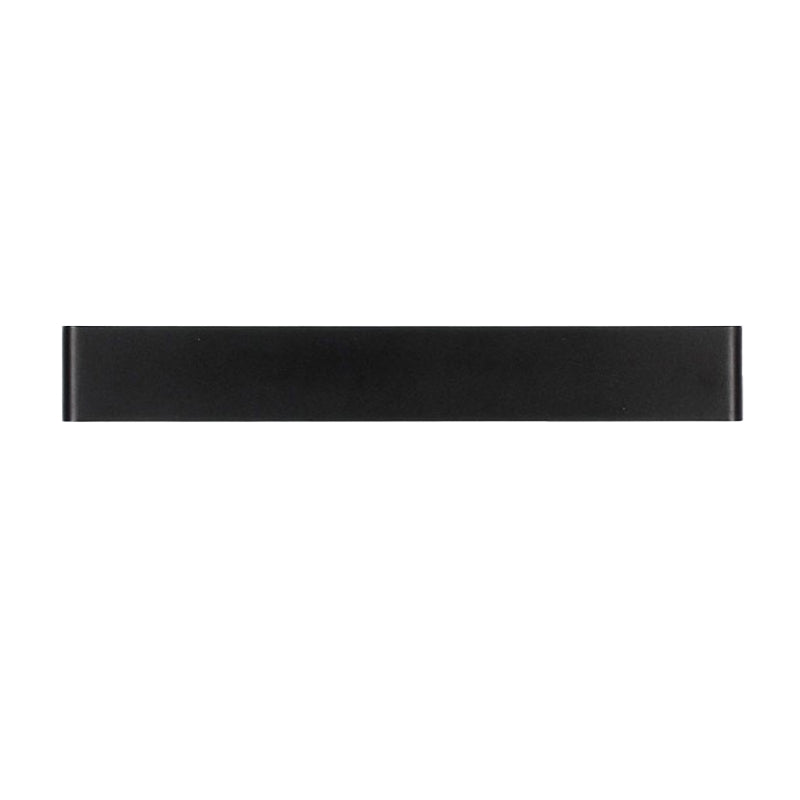 Linear Wall Lighting Modern Metal 1 Light Wall Sconces in Black