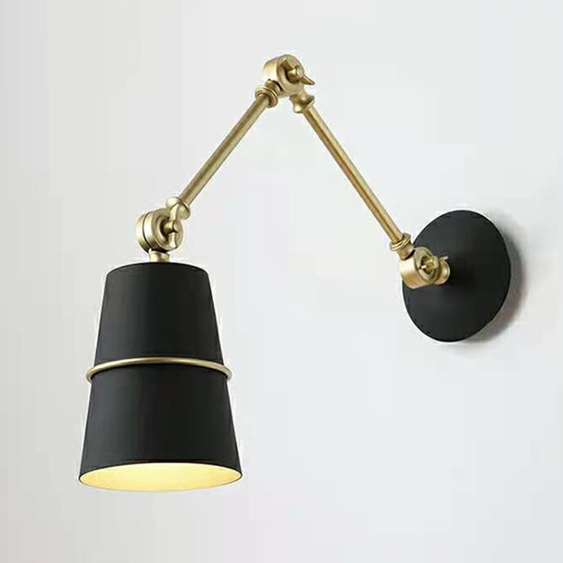 Armed Wall Lighting Modern Metal 1 Light Rustic Wall Sconces for Bedroom