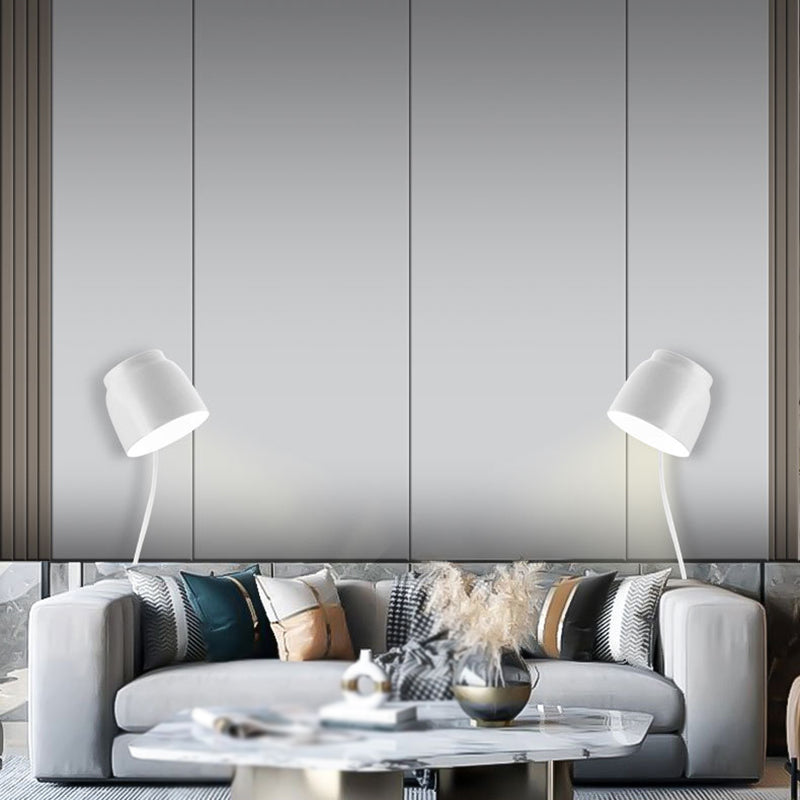 Bell Wall Lighting Simplicity Metal 1 Light Wall Sconces for Living Room