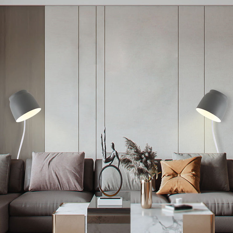 Bell Wall Lighting Simplicity Metal 1 Light Wall Sconces for Living Room