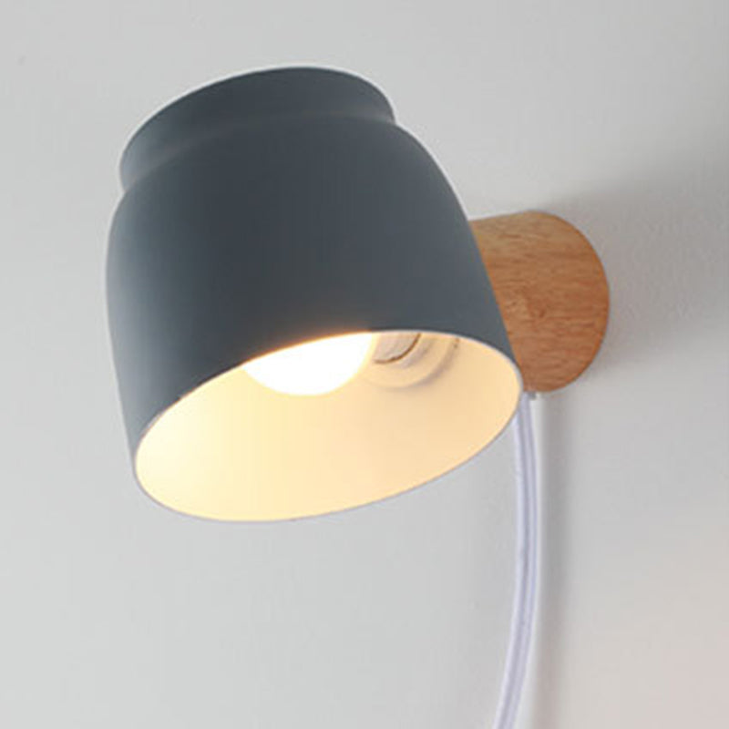 Bell Wall Lighting Simplicity Metal 1 Light Wall Sconces for Living Room