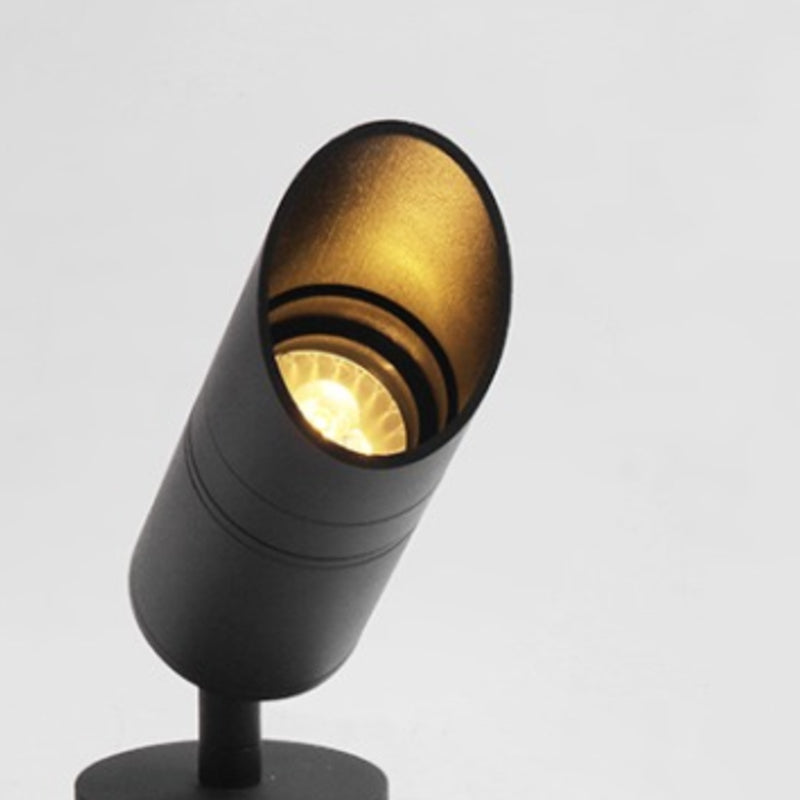 Adjustable 1 - Light Wall Mount Light Modern Wall Reading Spotlight in Dark Black