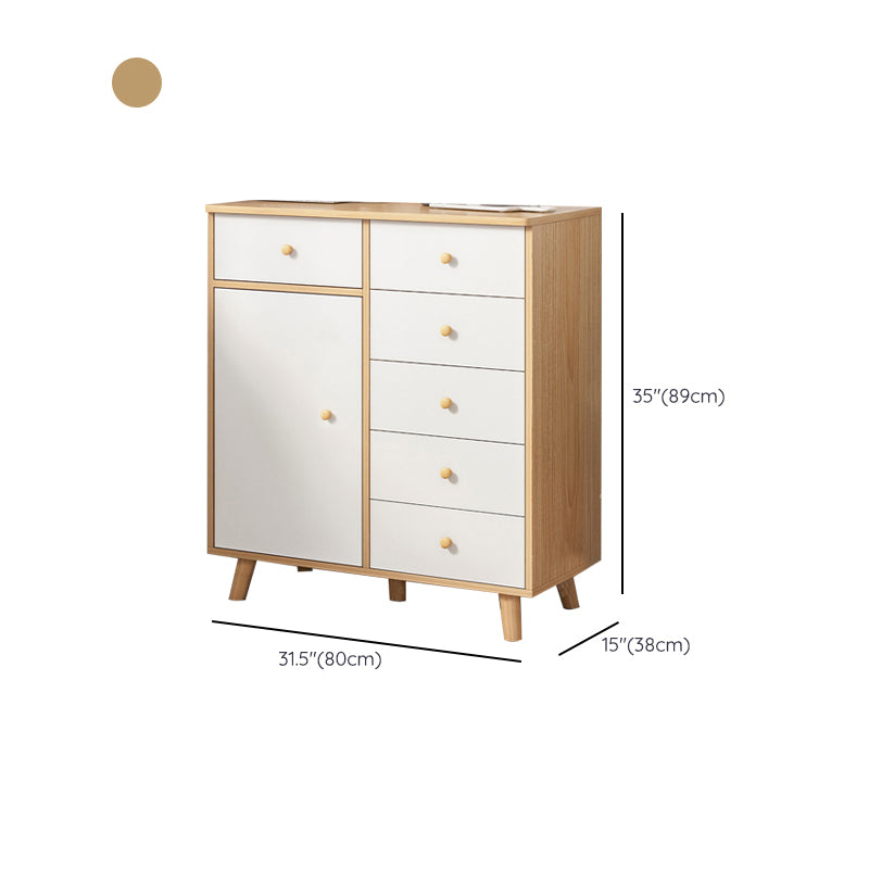Contemporary Storage Chest Wood Storage Chest Dresser with 4/5/9 Drawers