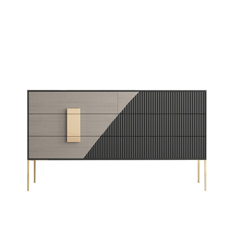 Classic Dresser Glam Storage Chest Dresser with 3/6 Drawers , 15.6 Inch Width