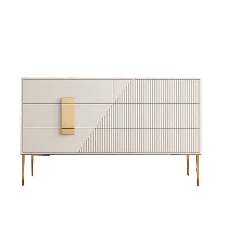 Classic Dresser Glam Storage Chest Dresser with 3/6 Drawers , 15.6 Inch Width