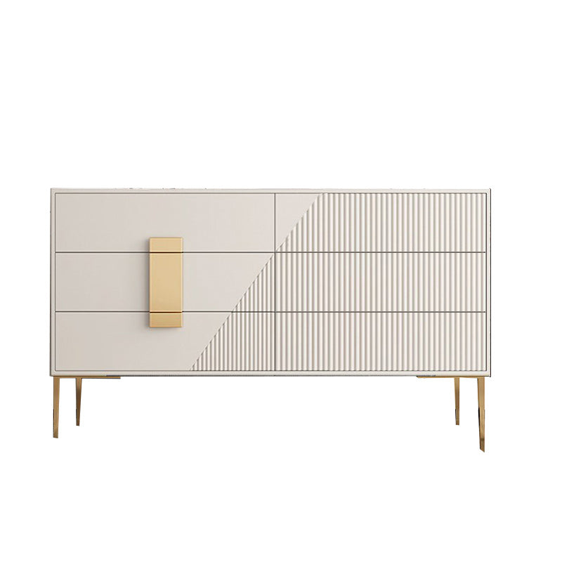 Classic Dresser Glam Storage Chest Dresser with 3/6 Drawers , 15.6 Inch Width