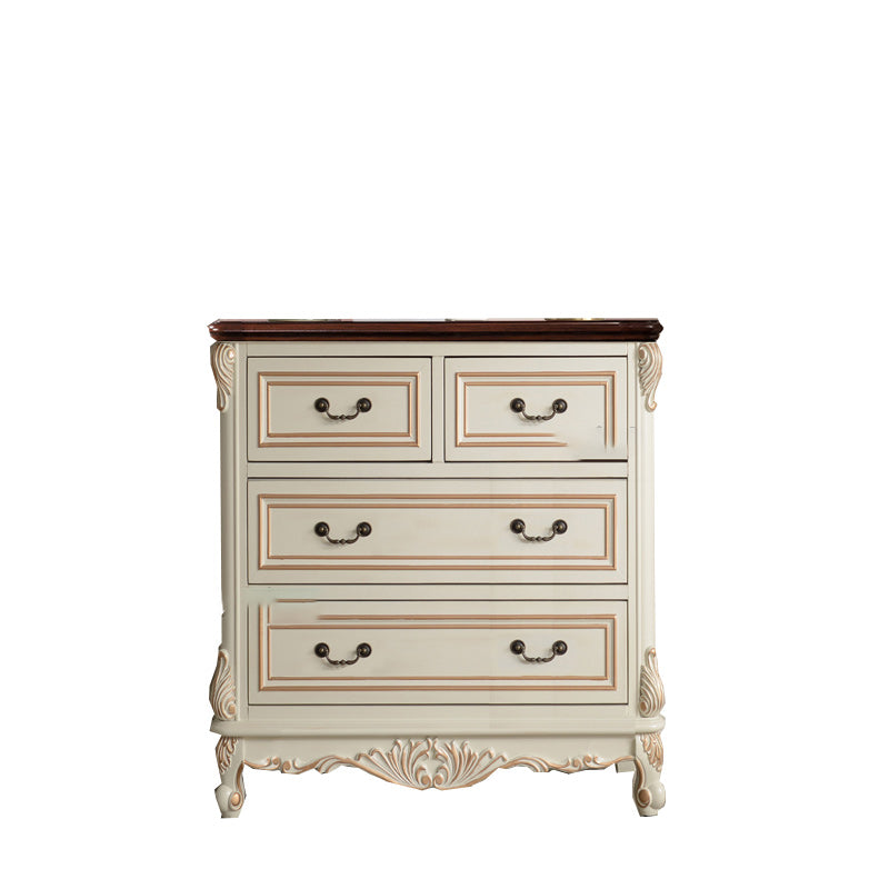 Traditional Storage Chest Solid Wood Dresser with 4/5/6/7 Drawers