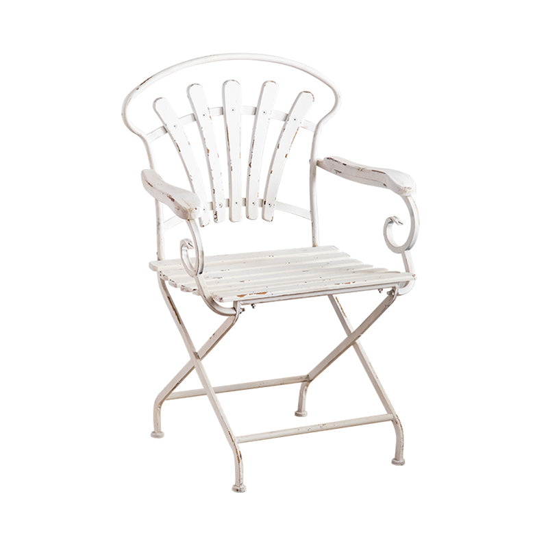 White Modern Bistro Table Set 1/2 Pcs Metal Bistro Set for Small Places