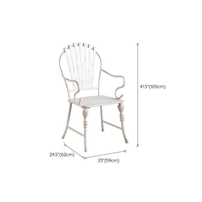 White Modern Bistro Table Set 1/2 Pcs Metal Bistro Set for Small Places