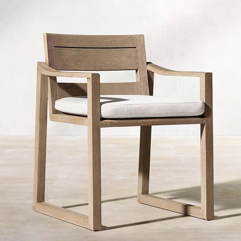 Modern Style Dining Set 1/5/7 Pcs Wood Frame Patio Dining Table and Chairs