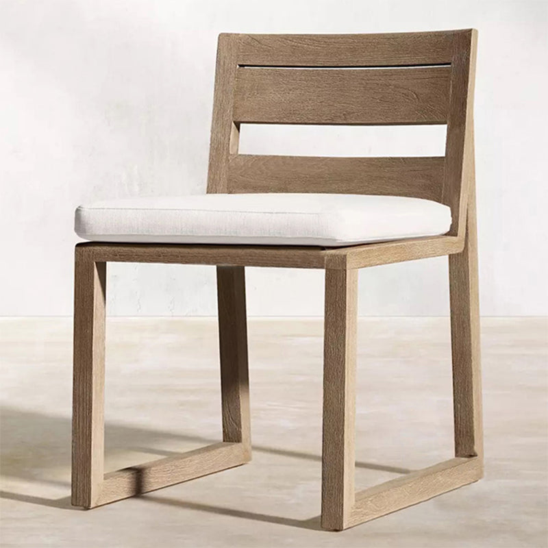 Modern Style Dining Set 1/5/7 Pcs Wood Frame Patio Dining Table and Chairs
