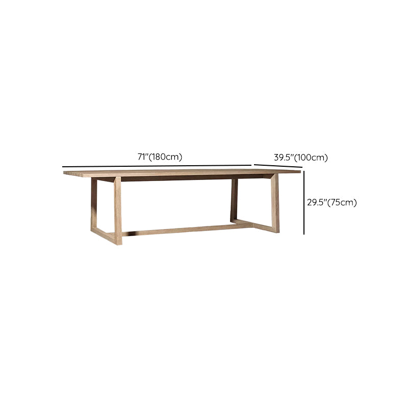 Modern Style Dining Set 1/5/7 Pcs Wood Frame Patio Dining Table and Chairs