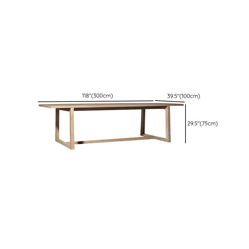 Modern Style Dining Set 1/5/7 Pcs Wood Frame Patio Dining Table and Chairs