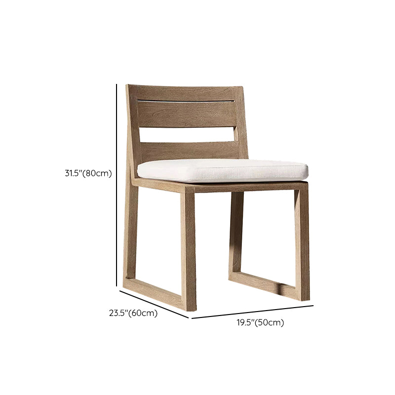 Modern Style Dining Set 1/5/7 Pcs Wood Frame Patio Dining Table and Chairs