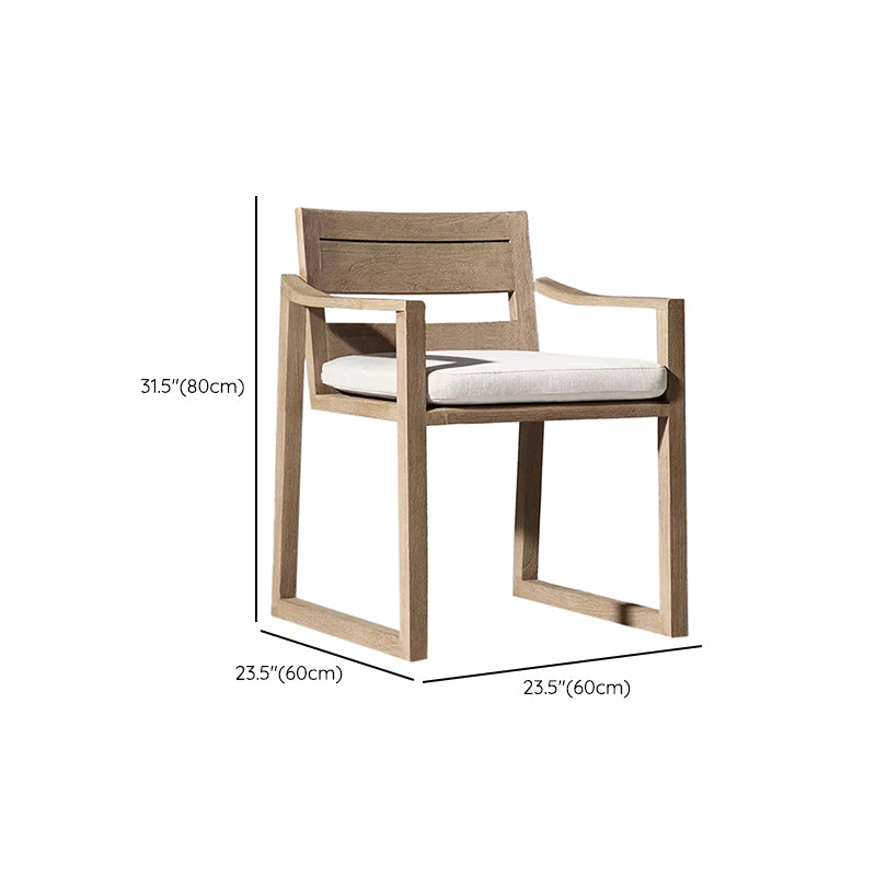Modern Style Dining Set 1/5/7 Pcs Wood Frame Patio Dining Table and Chairs