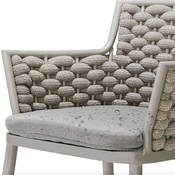 Stone Bistro Table Set Boho 1/3/5/7 Pieces Patio Dining Table Set