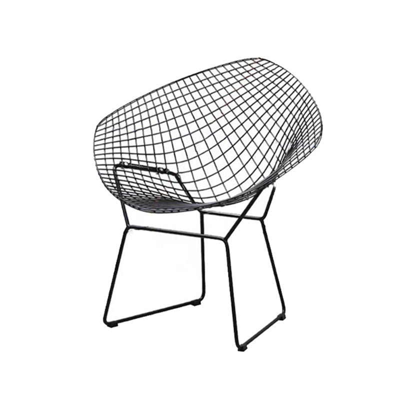 Bohe Iron Circular Dining Table 1/2/3/4 PCS Dining Set with Chairs