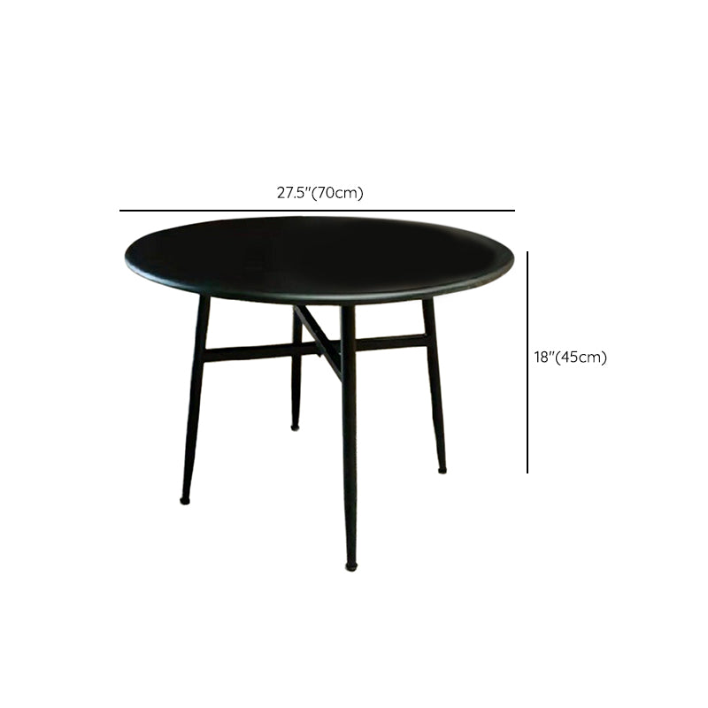 Bohe Iron Circular Dining Table 1/2/3/4 PCS Dining Set with Chairs