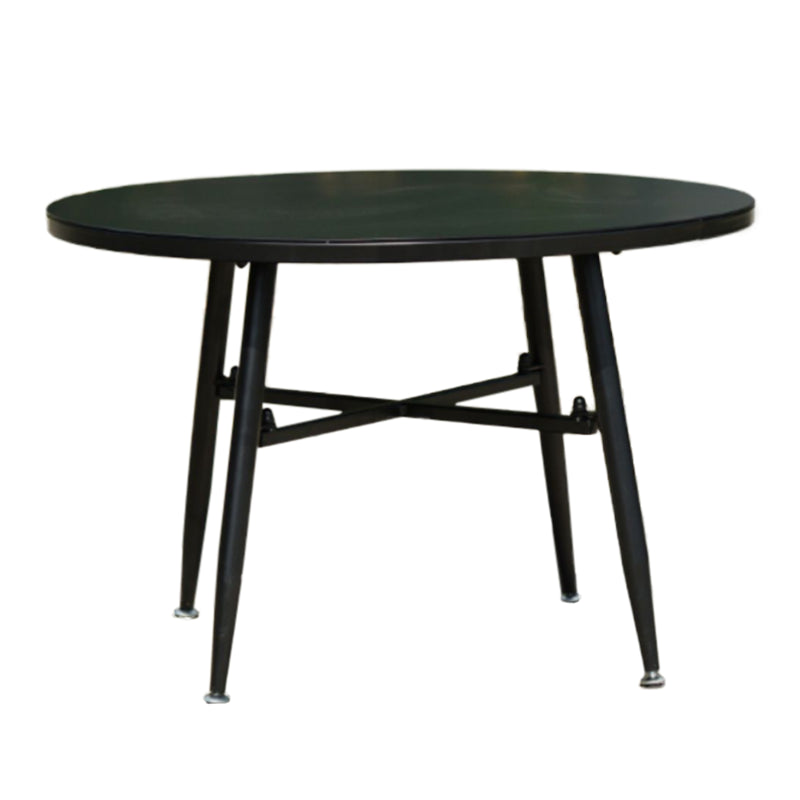 Boho Iron Circular Dining Table 1/3/4/5 Pcs Patio Dining Set