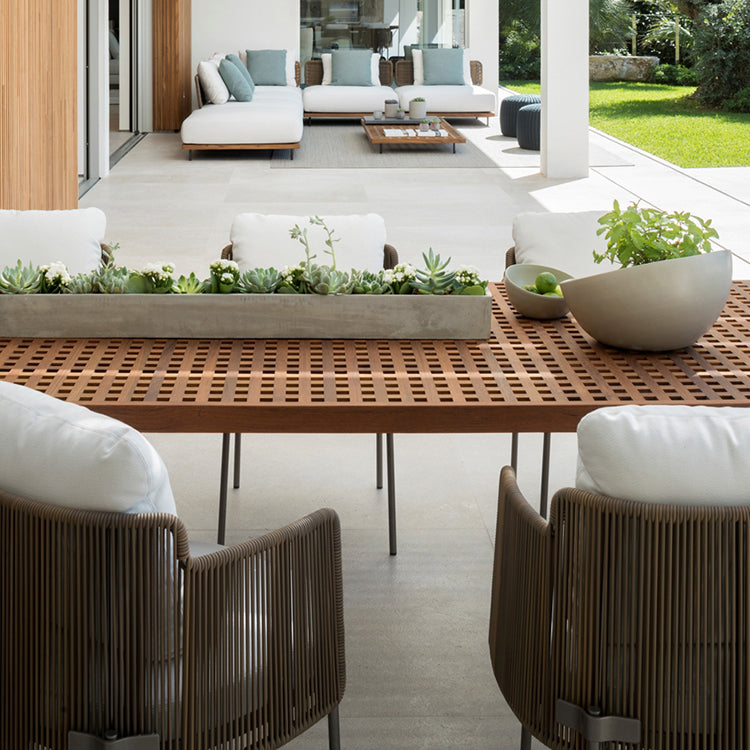 Rectangular Patio Dining Table Set 1/2/9 Pieces Dining Table Set