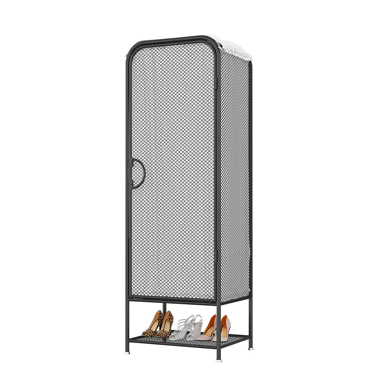 Modern Style Wardrobe Cabinet Metal Clothes Rail Wardrobe Armoire for Home