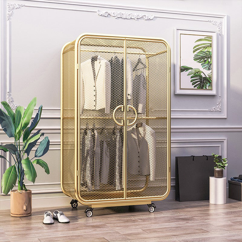Modern Style Wardrobe Closet Metal Wardrobe Cabinet for Bedroom