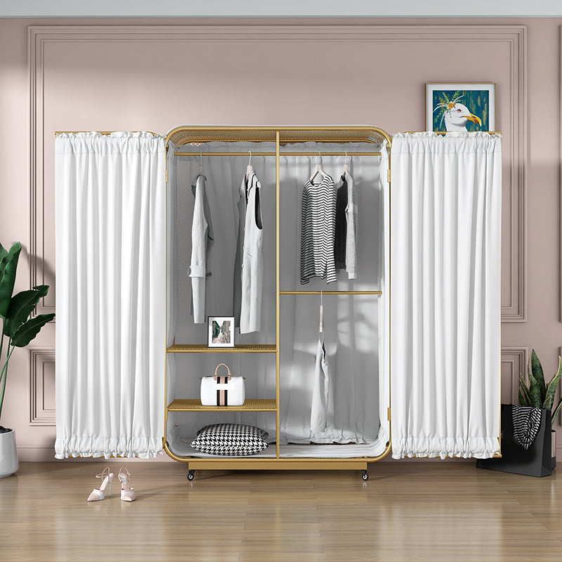 Modern Style Wardrobe Closet Metal Wardrobe Cabinet for Home