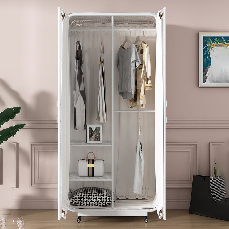 Modern Style Wardrobe Closet Metal Wardrobe Cabinet for Home