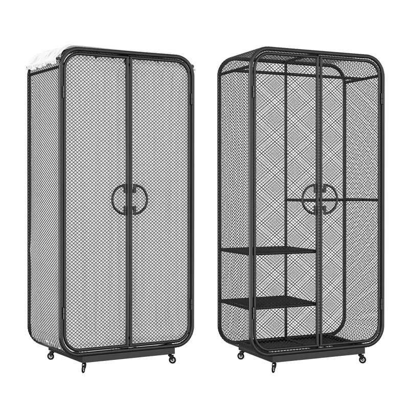 Modern Style Wardrobe Closet Metal Wardrobe Cabinet for Home