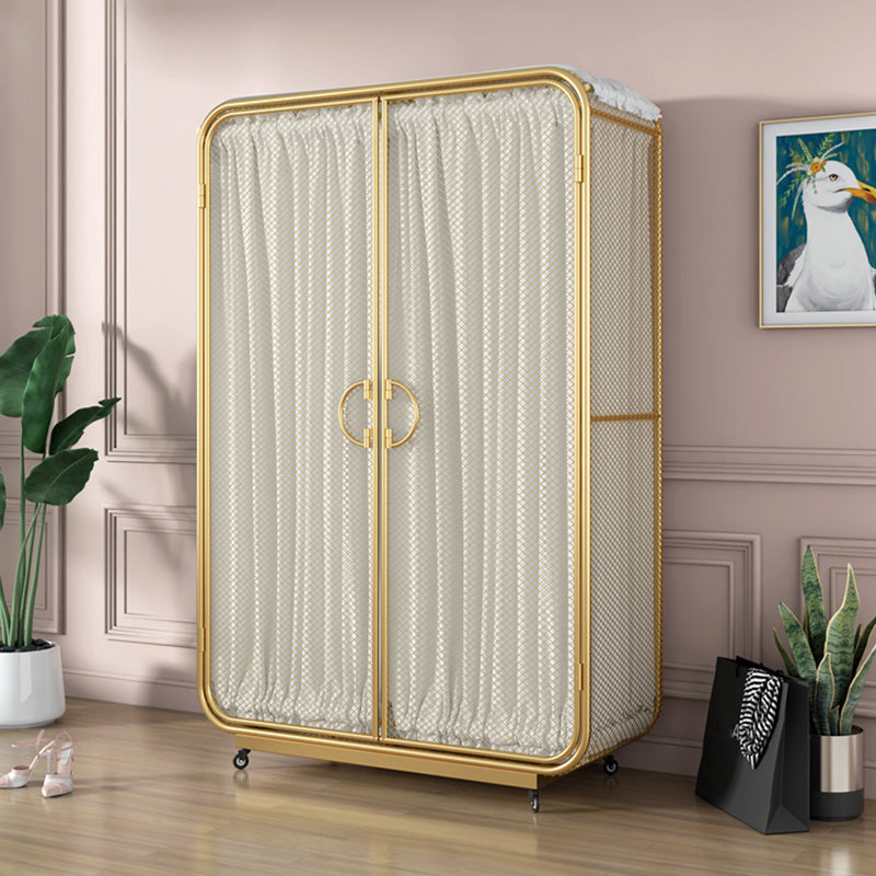Modern Style Wardrobe Closet Metal Wardrobe Cabinet for Home