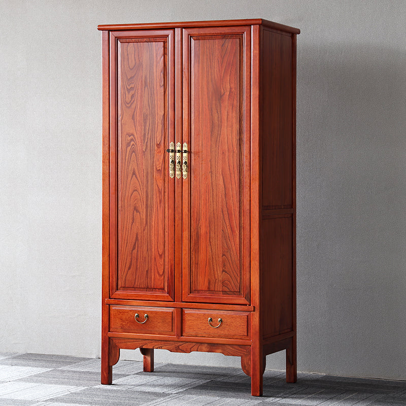 Modern Style Wardrobe Cabinet Wooden Clothes Rail Wardrobe Armoire