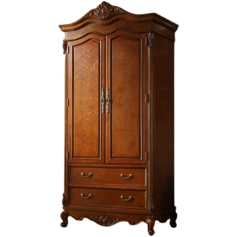 French Country Wardrobe Armoire Wood Wardrobe Closet for Bedroom
