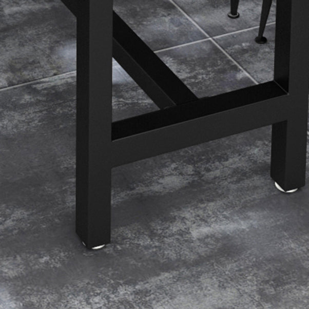 Industrial Bar Table Set 1/6/11 Pieces Solid Wood Counter Table with Upholstered Stools