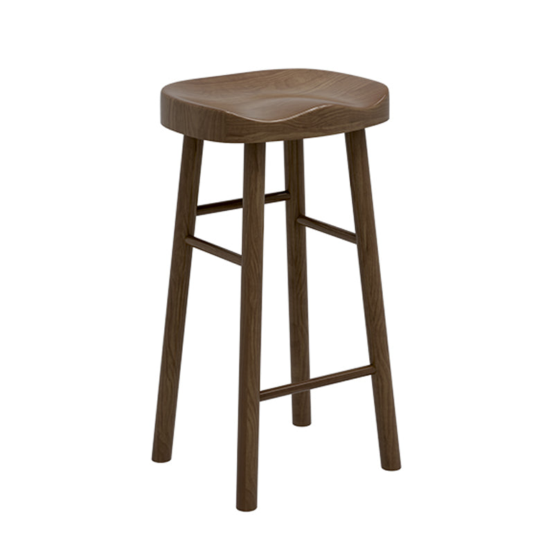 Modern Rectangle Bar Table Set 1/3 Pcs Solid Wood Bar Table and Stools