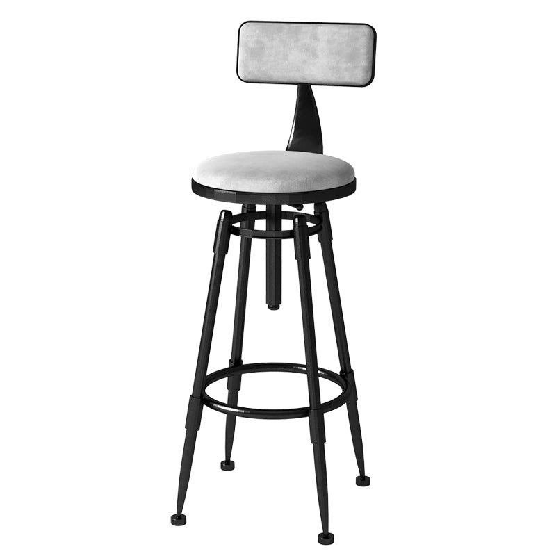 Glam Counter Height Pub Set 1/5 Pcs Faux Marble Bar Table and Adjustable Height Stools