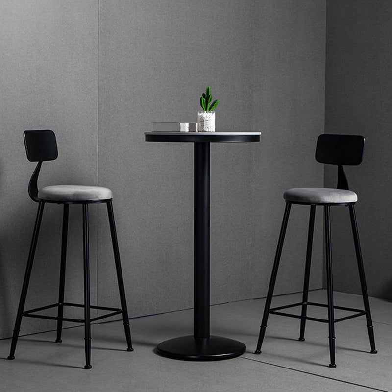 1/3 Pieces Counter Height Pub Set Modern Round Table and Stool Set