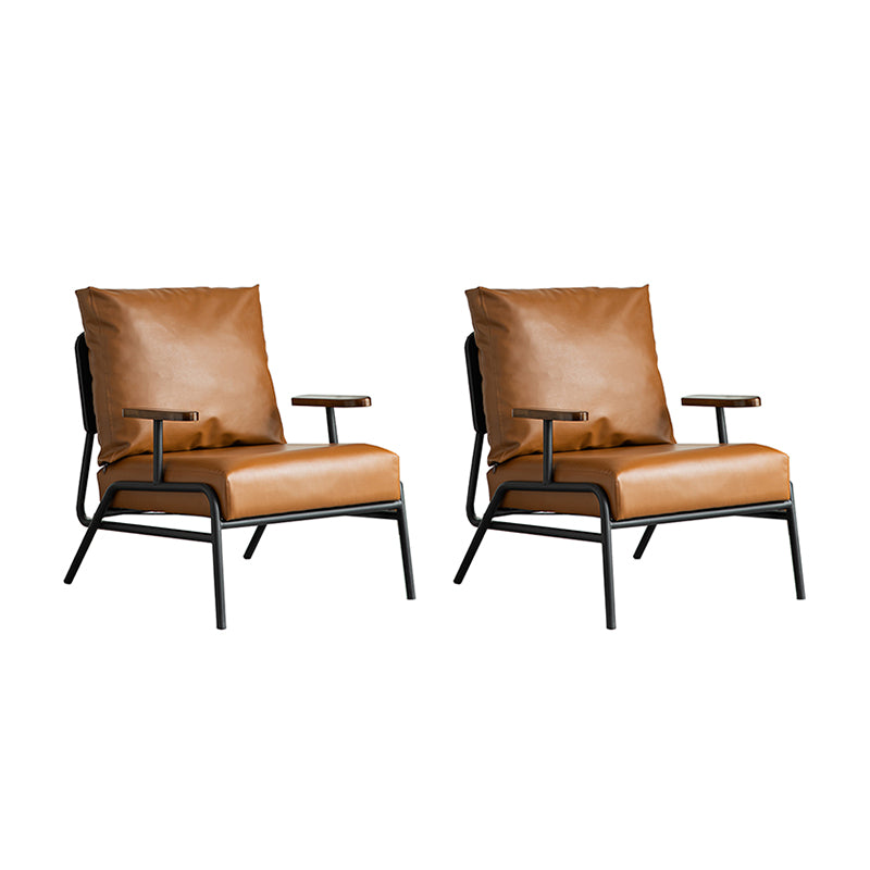 Industrial Solid Color Accent Armchair 30.3" Wide Arm Chair for Living Room