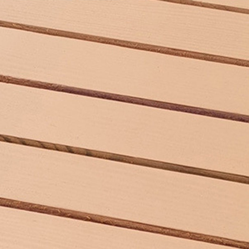 Yellow 6-Slat Square Wood Flooring Tiles Snap Fit Installation Floor Board Tiles