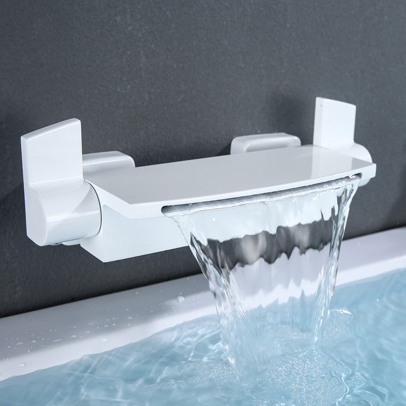 Lever Handle Wall Mounted Contemporary Low Arc Metal Wall Mount