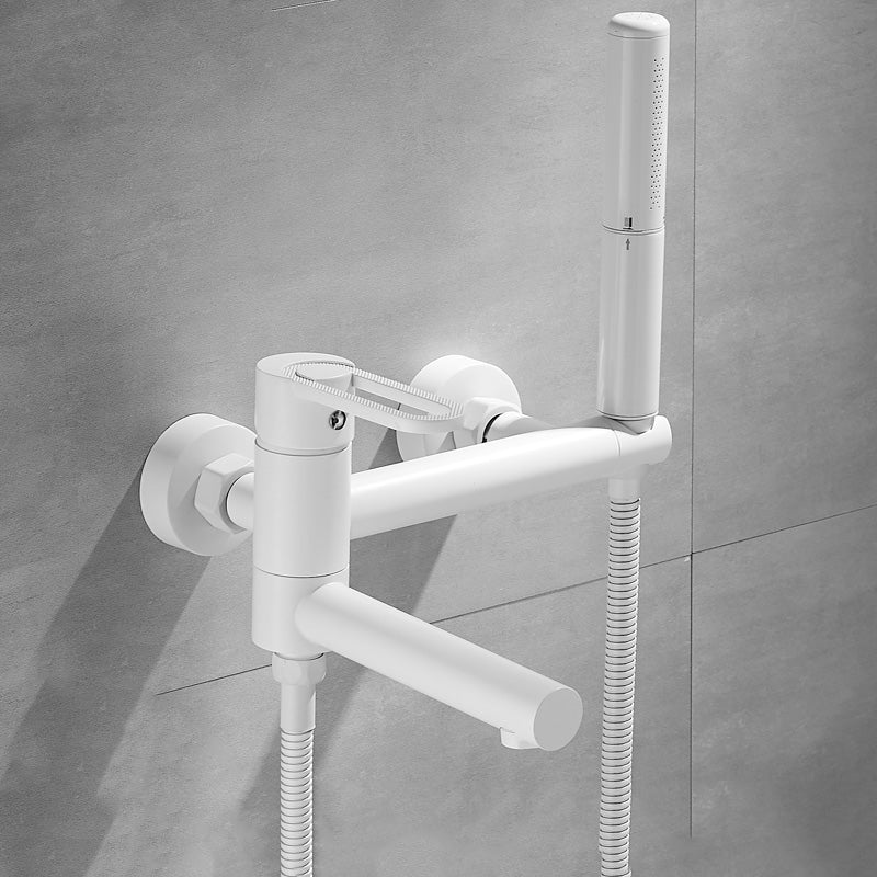 Fixed Metal Wall Mounted Contemporary Lever Handle Wall Mount