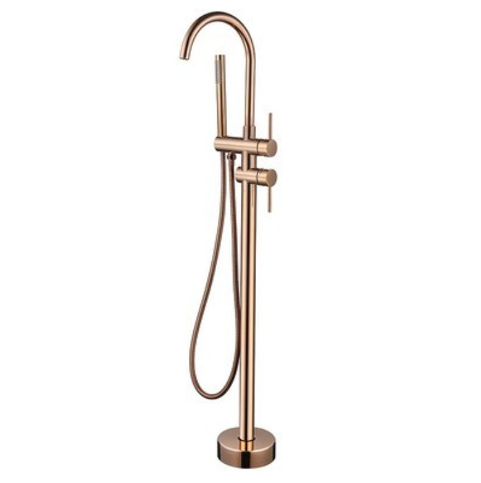 Modern Metal Floor Mounted Lever Handle Floor Mount for Bathroom