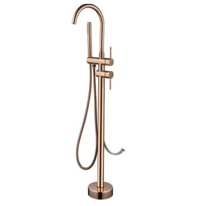 Modern Metal Floor Mounted Lever Handle Floor Mount for Bathroom