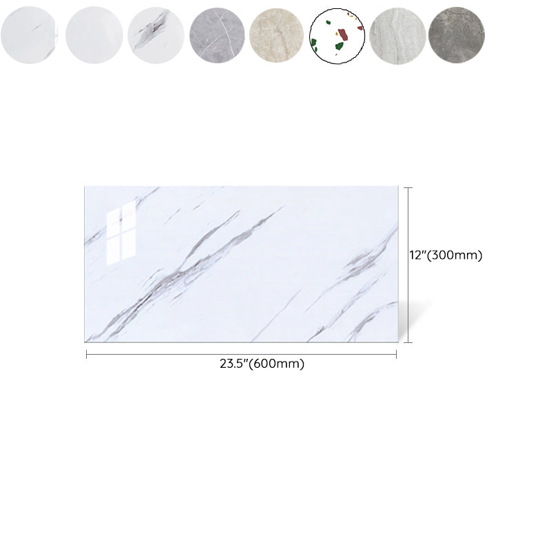 Modern Pearl Wainscoting PVC Wall Access Panel Peel and Stick Wall Til