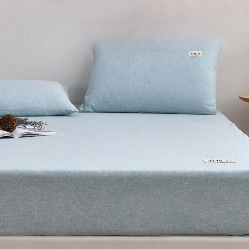 Modern Standard Bed Sheet Set Cotton Soild Sheet Set for Bedroom