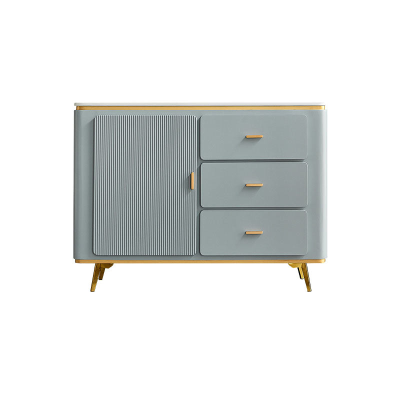 Manufactured Wood Dresser Classic Glam Storage Chest Dresser