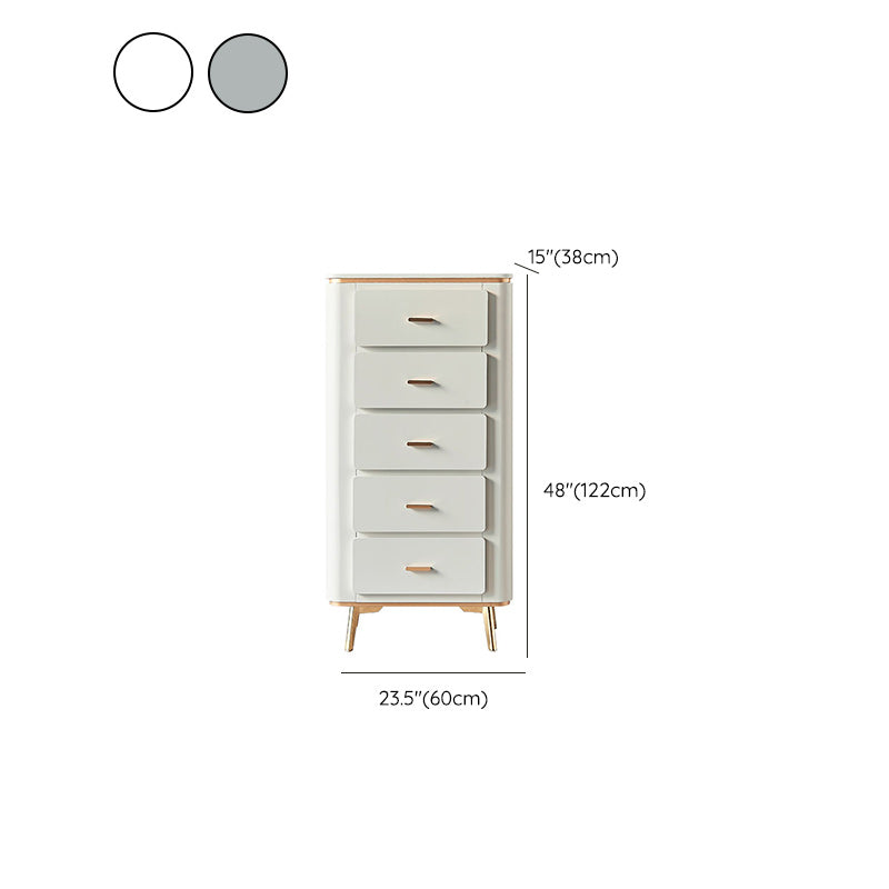 Manufactured Wood Dresser Classic Glam Storage Chest Dresser